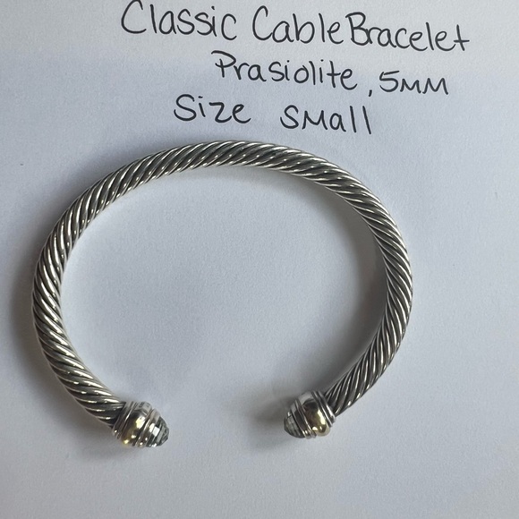 David yurman classic cable bracelet and Chatelaine ring in Prasiolite - Picture 2 of 3